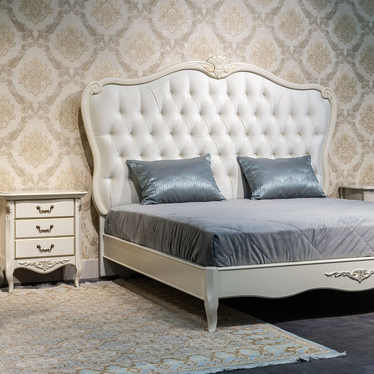 КРОВАТЬ С МЯГКИМ ИЗГОЛОВЬЕМ 160*200 A526