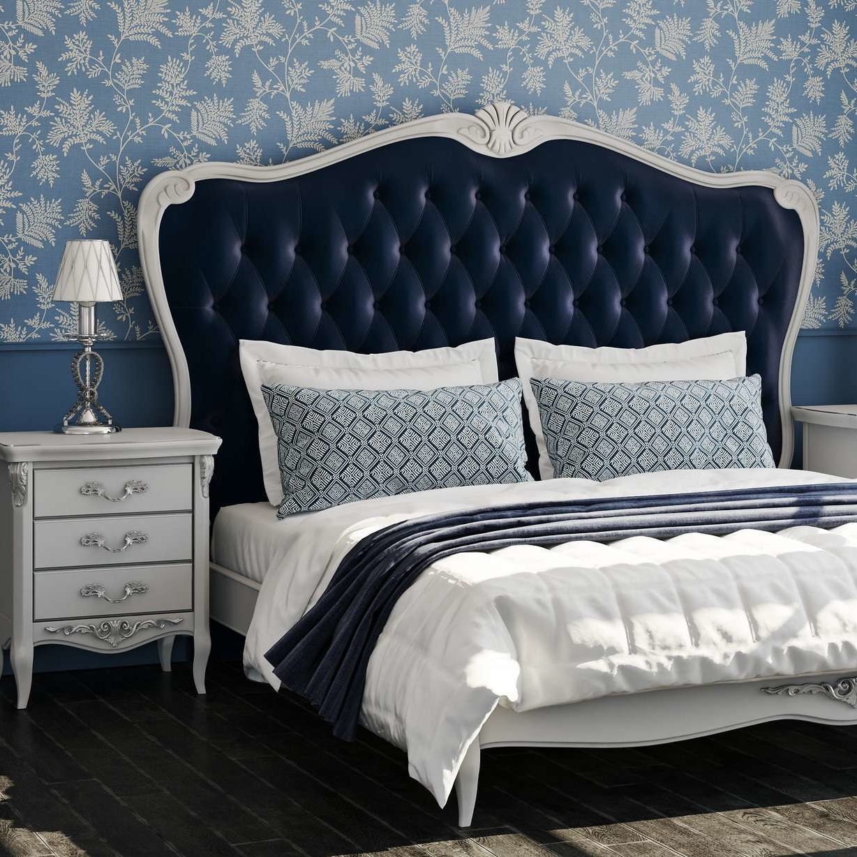 КРОВАТЬ С МЯГКИМ ИЗГОЛОВЬЕМ 180*200 A528