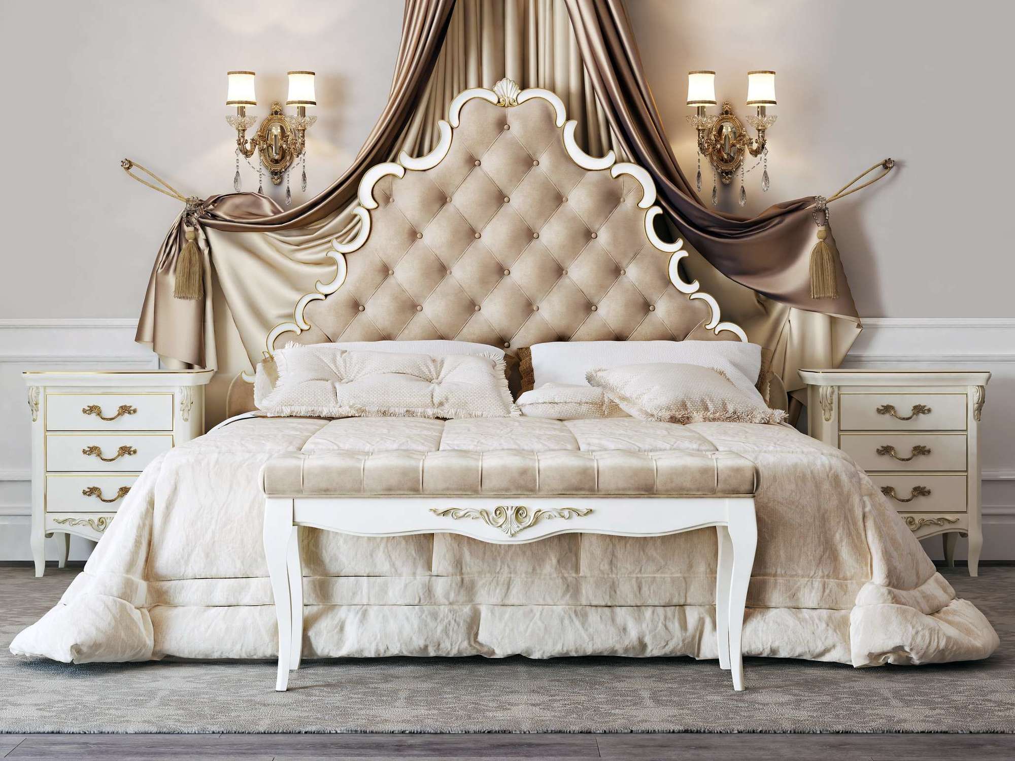 КРОВАТЬ С МЯГКИМ ИЗГОЛОВЬЕМ 160*200 A426