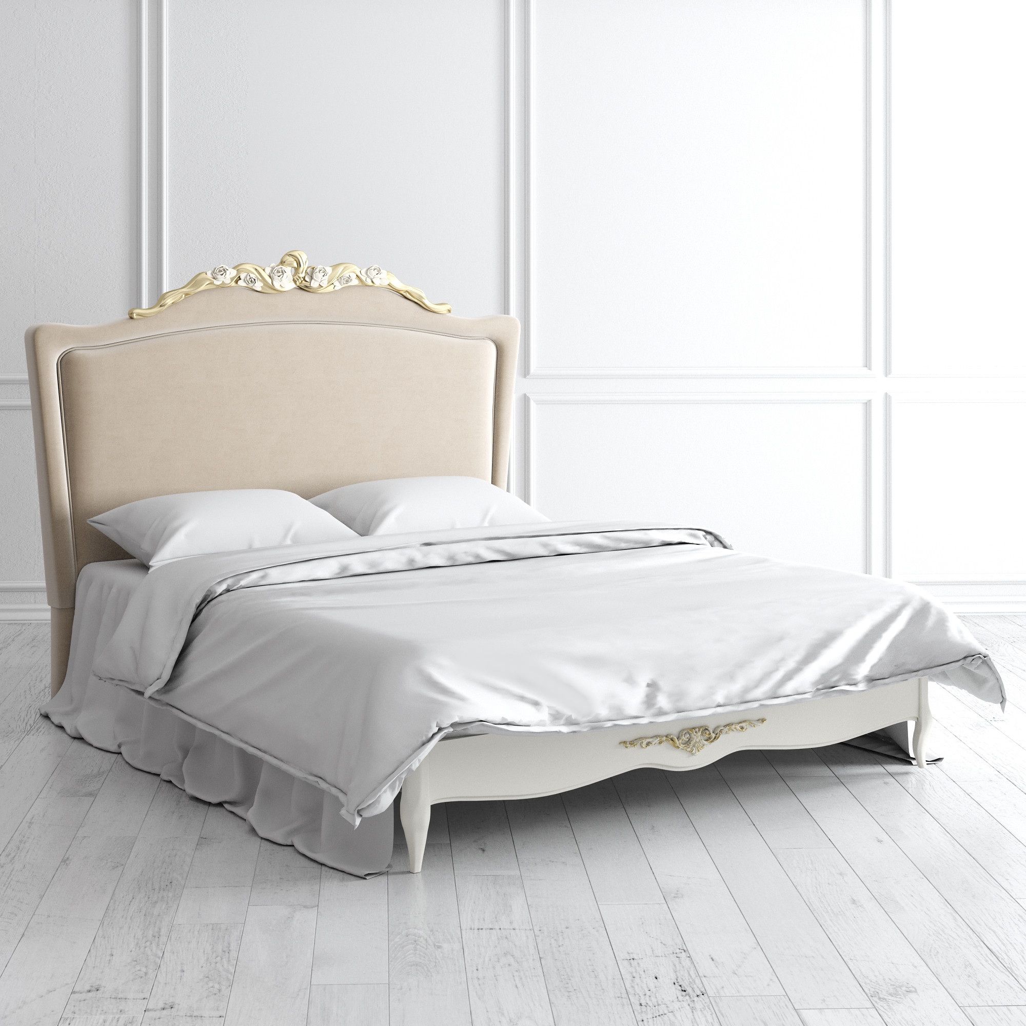 КРОВАТЬ С МЯГКИМ ИЗГОЛОВЬЕМ 160*200 R556D