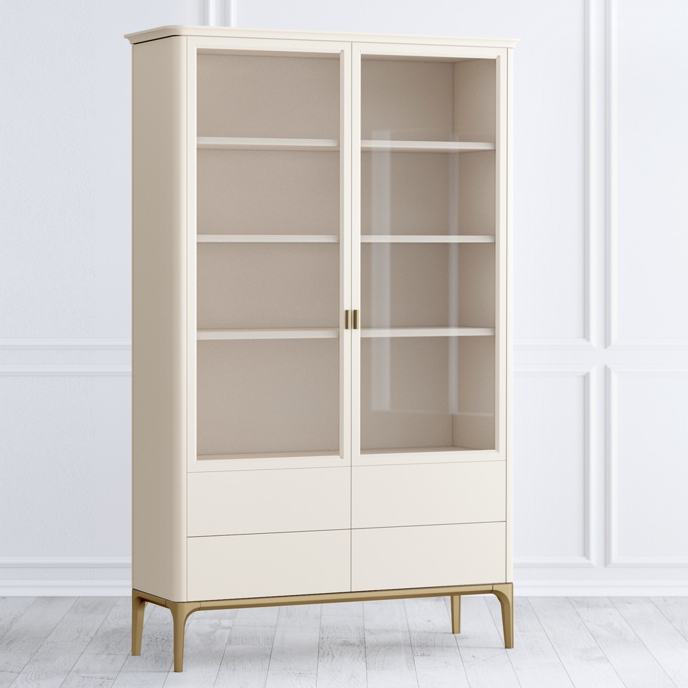 Шкаф книжный  Pr022CP-gold