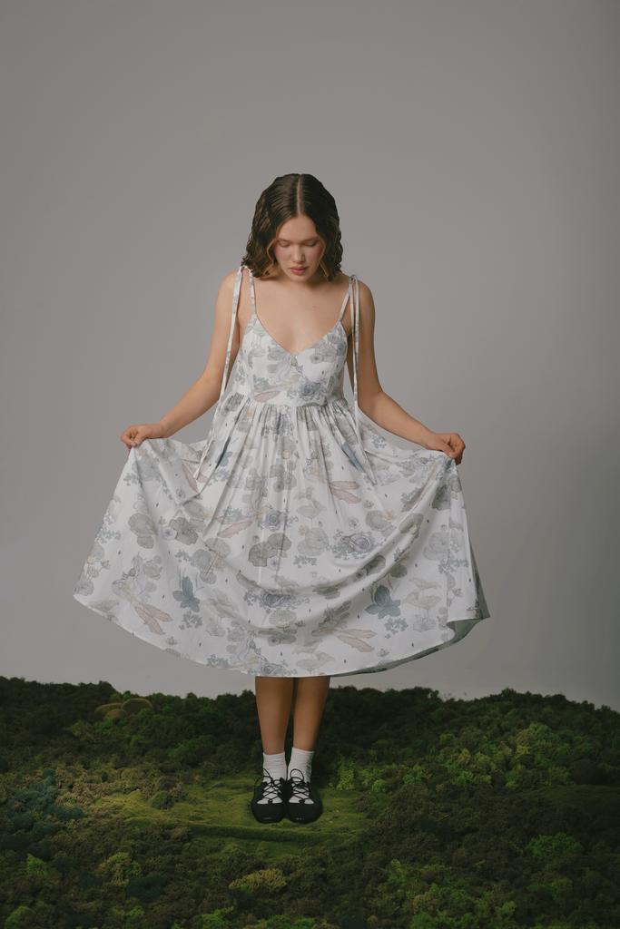 сарафан на лентах