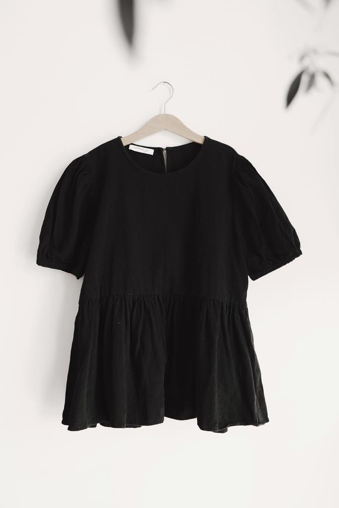 *блуза из стираного хлопка