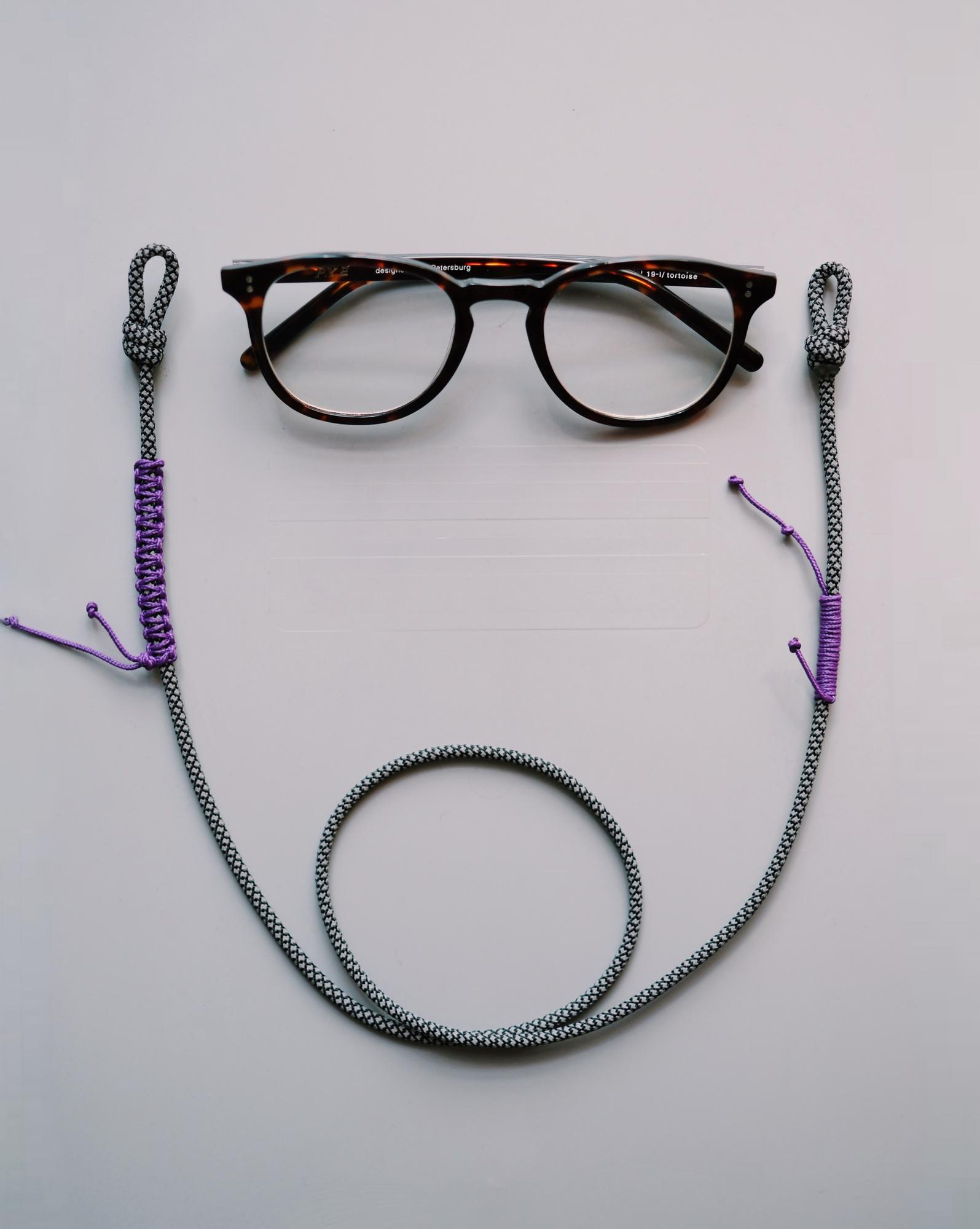 ШНУРОК ДЛЯ ОЧКОВ KNOTTY WORKSHOP PURPLE