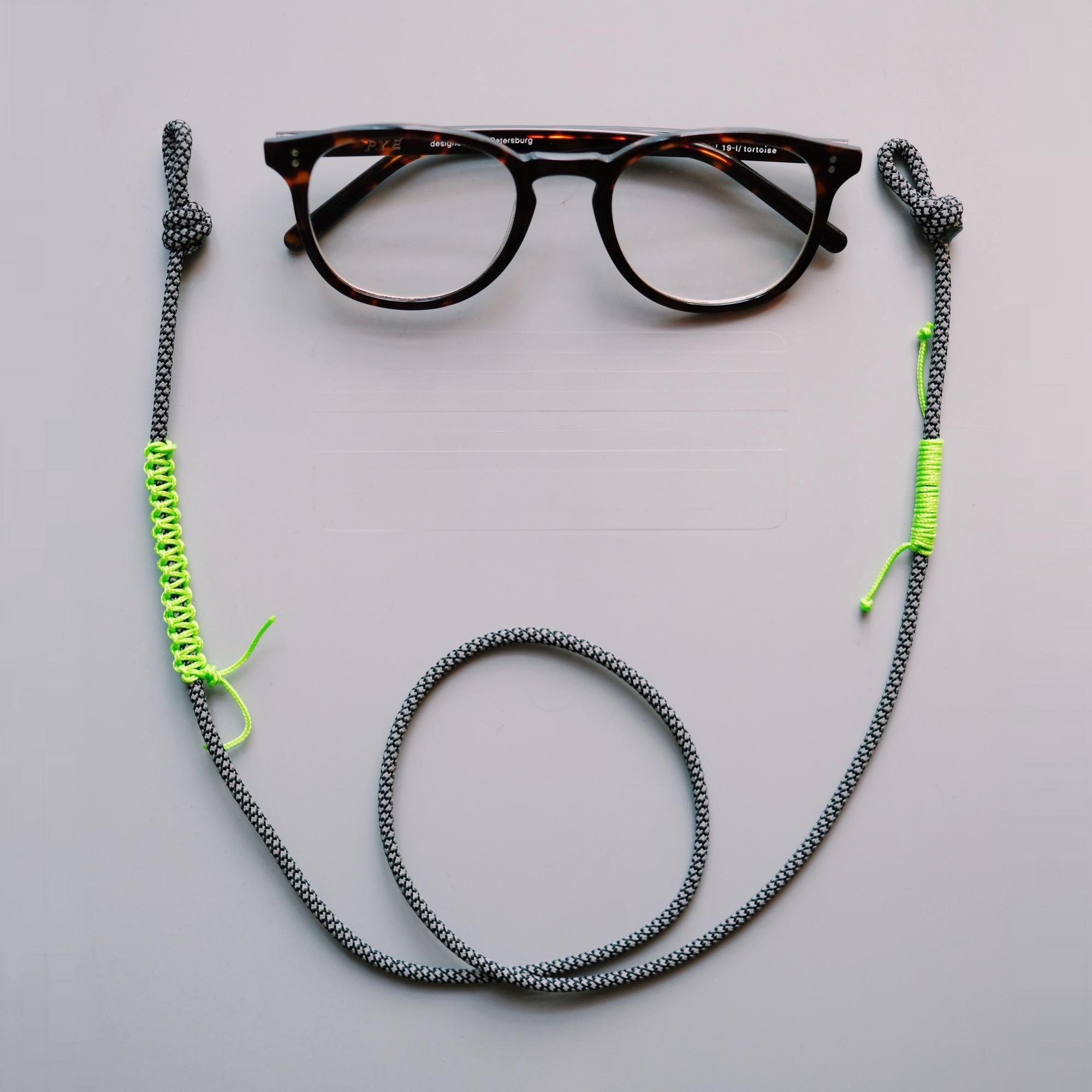 ШНУРОК ДЛЯ ОЧКОВ KNOTTY WORKSHOP NEON GREEN