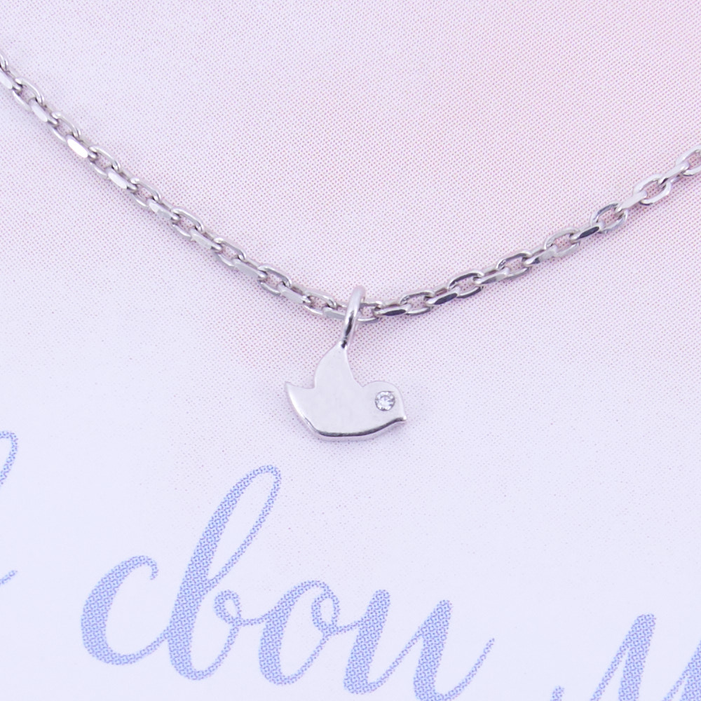 Голубь, колье (Серебро 925º)