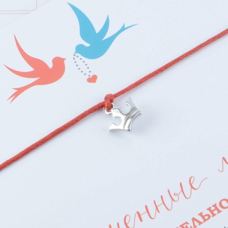 Корона (покрытие белое золото)