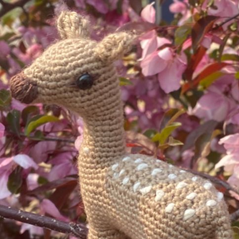 Олененок Златорогого Оленя (Baby Deer with Golden Antlers)