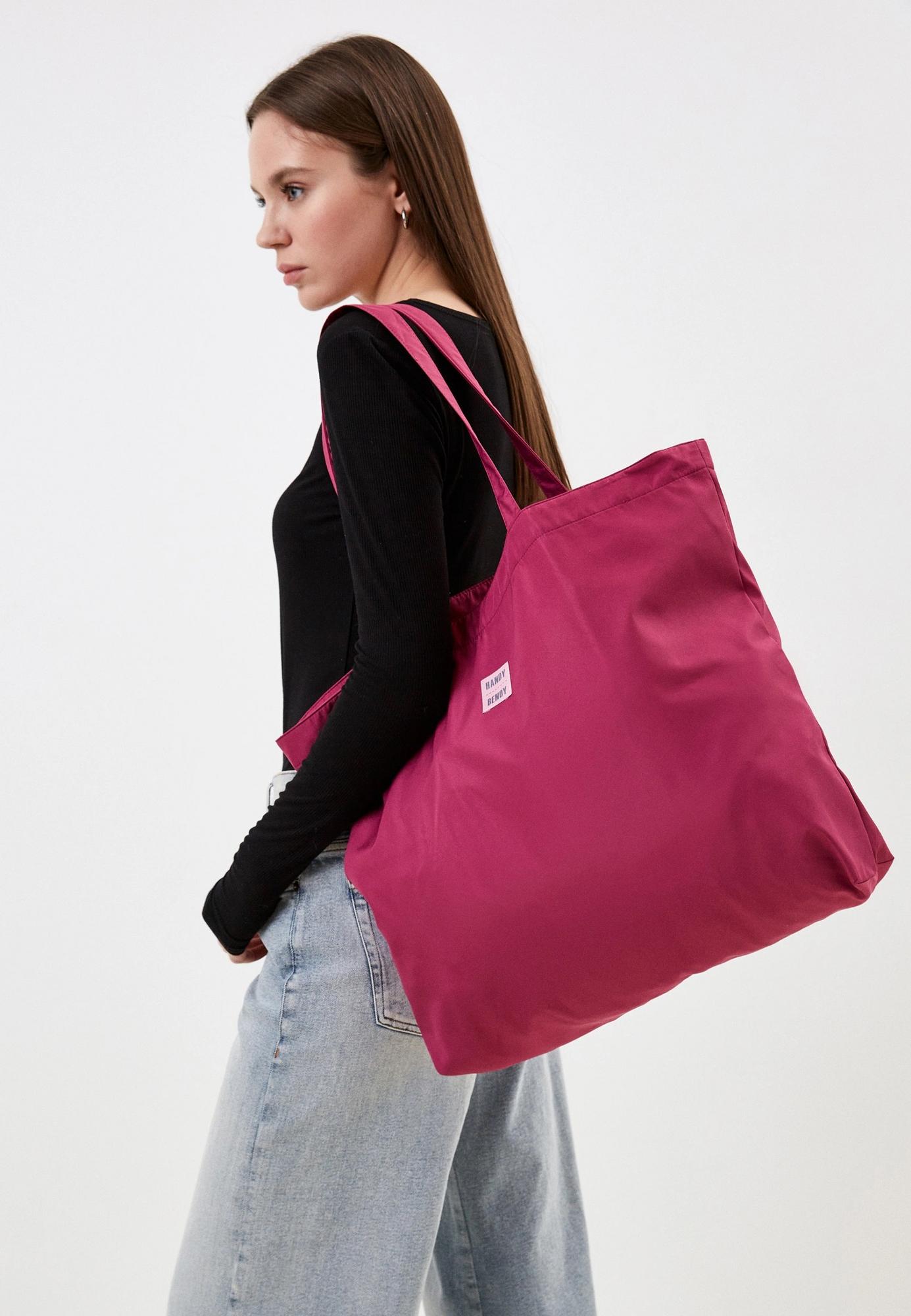 Сумка Oversize, яркая фуксия