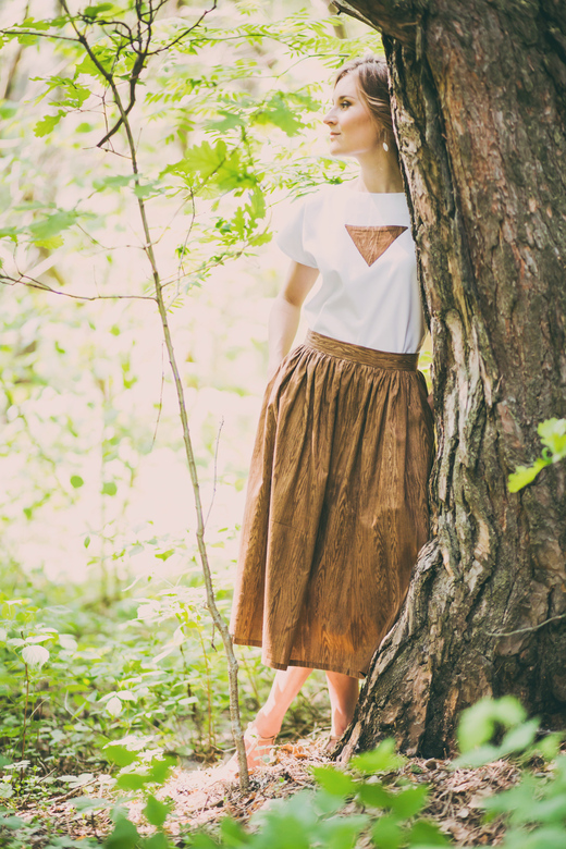 Юбка «Дерево» / "Wooden" skirt