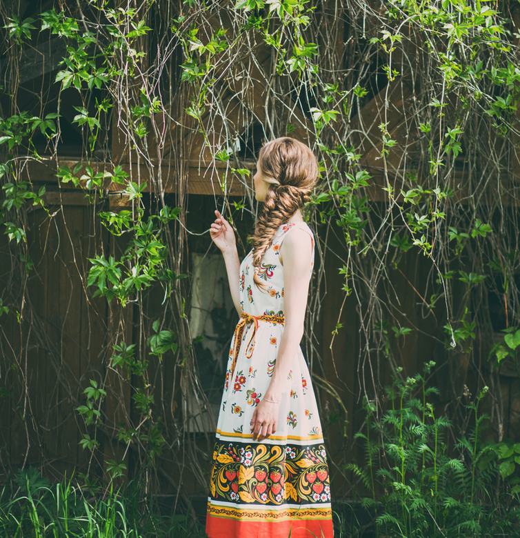 Платье «Хохлома»