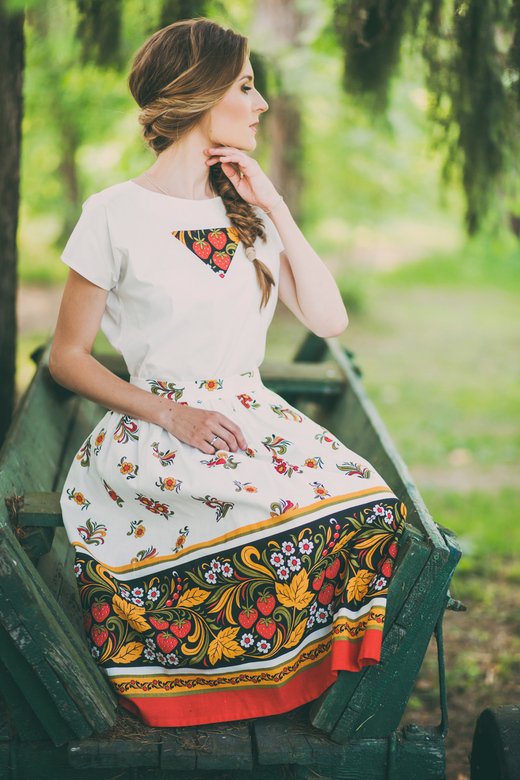 Юбка «Хохлома»