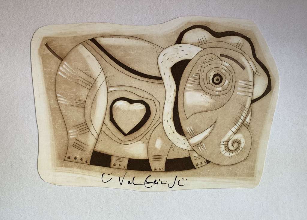 Царапка "Счастливый Слон"