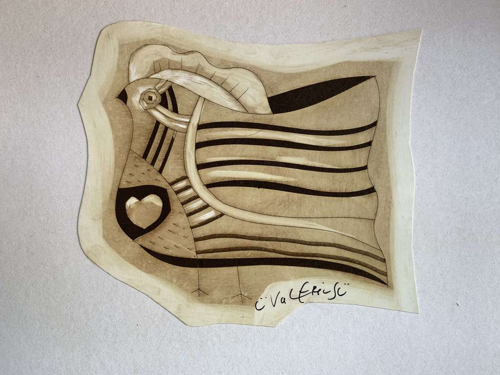 Царапка "Птица счастья"