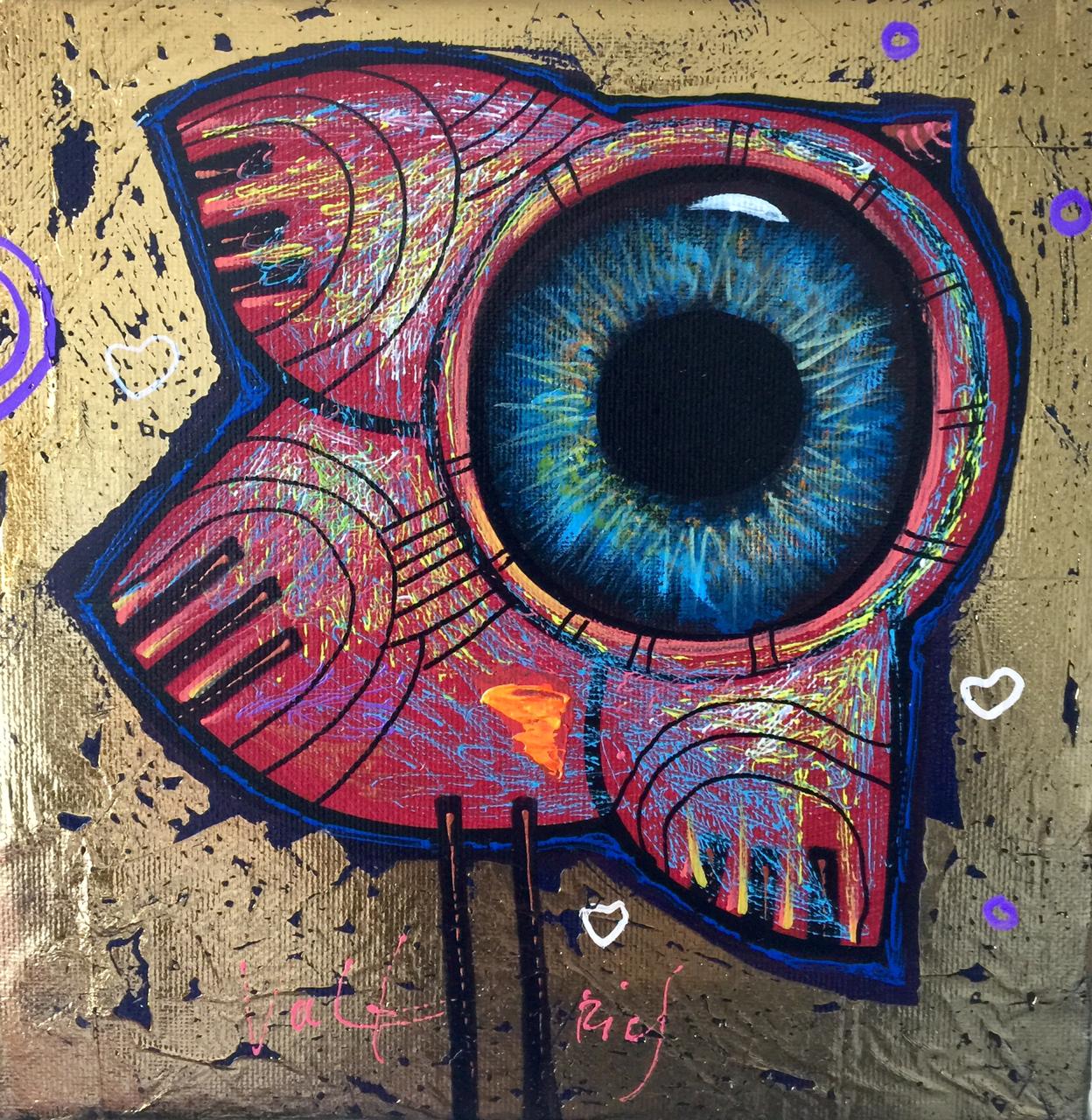 "Птички счастья", живопись 25/25