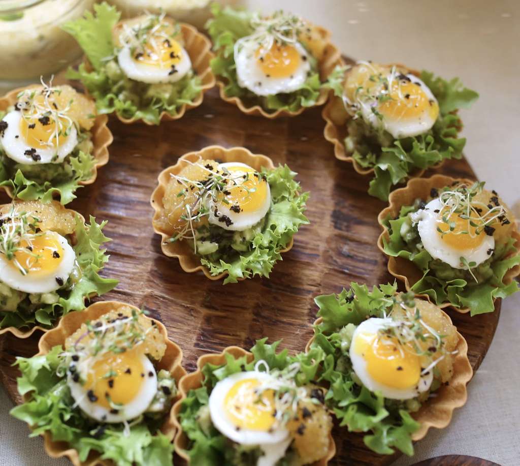 С щучьей икрой и яйцом