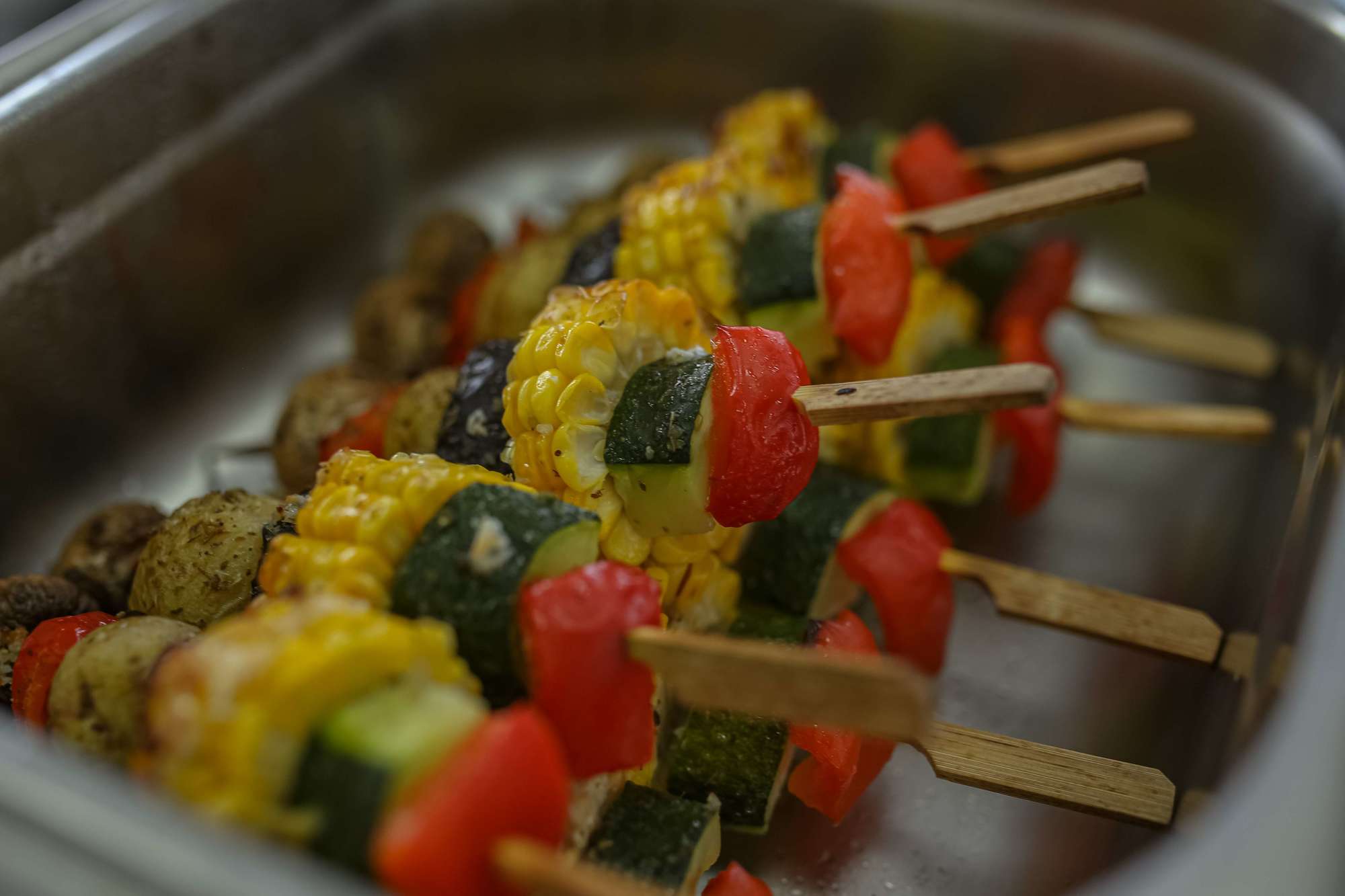 Мини-шашлычок овощной