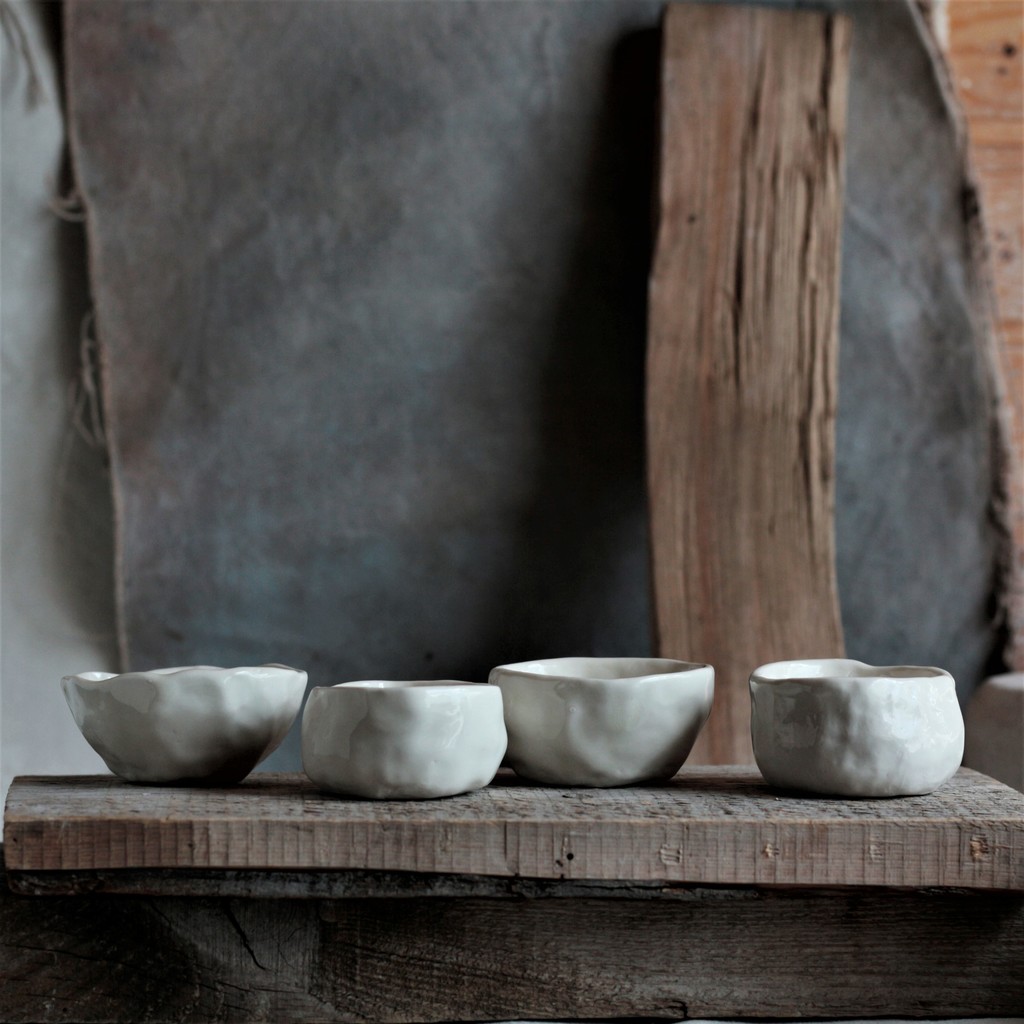 Set of Small Porcelain Bowls