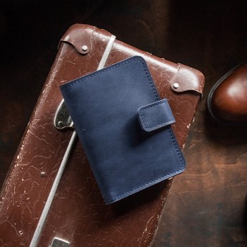 CHASE - обложка для автодокументов и паспорта цвет Синий Океан