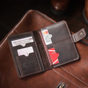 CHASE - обложка для автодокументов и паспорта цвет Шоколад