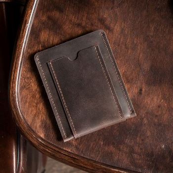 DRIFT - кожаная обложка для автодокументов цвет Шоколад