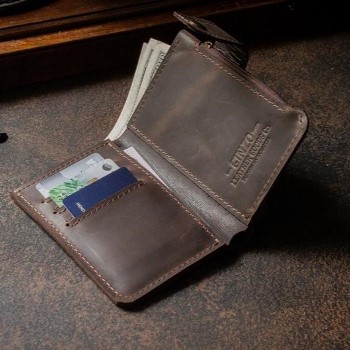 COLT - кожаный кошелек цвет Шоколад