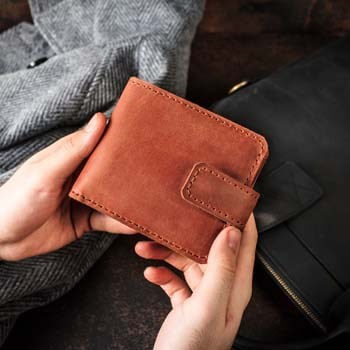 Портмоне из натуральной кожи