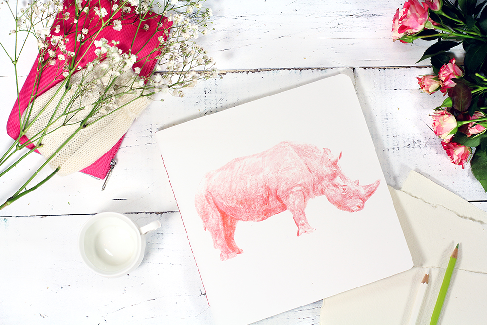 Скетчбук "Носорог" A4