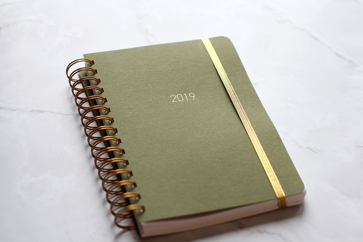 Еженедельник (оливковый) - 2019