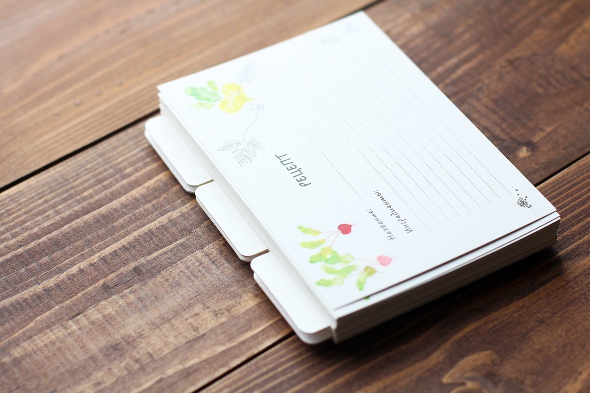 Набор рецептных карточек с разделителями