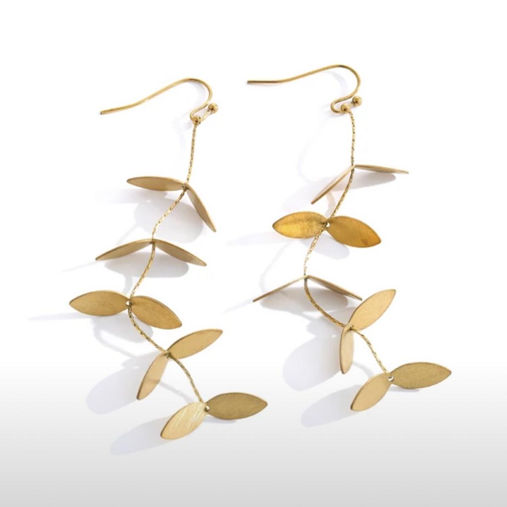 Серьги Leaves