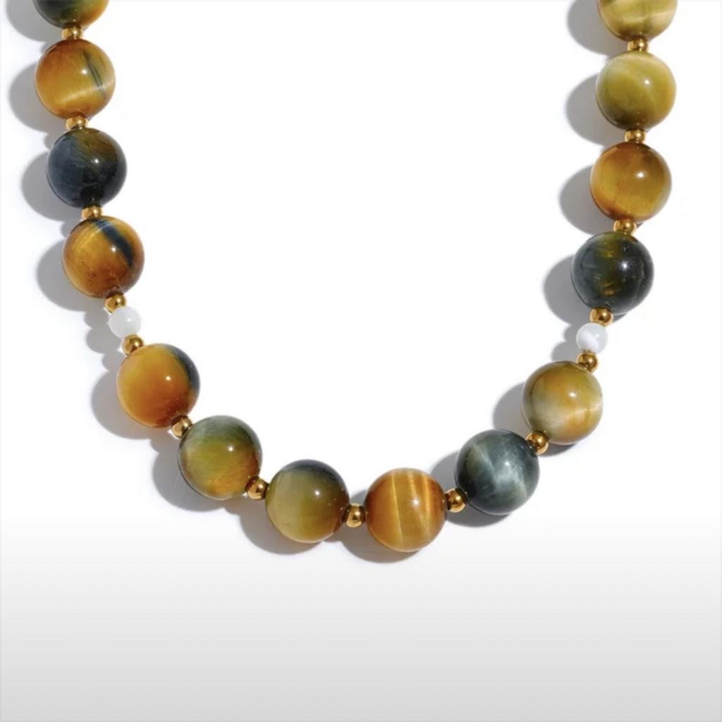 Колье Tiger's eye