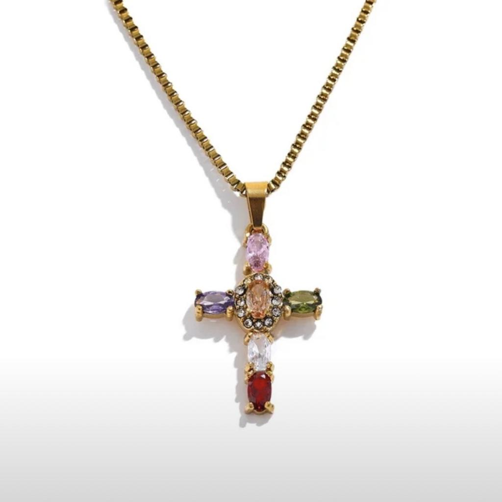 Кулон Color cross
