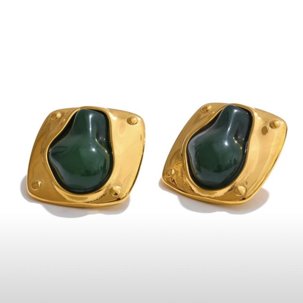 Серьги Deep Green