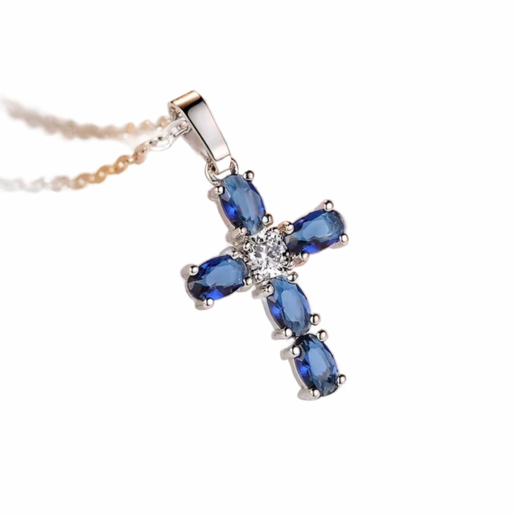 Кулон Blue cross
