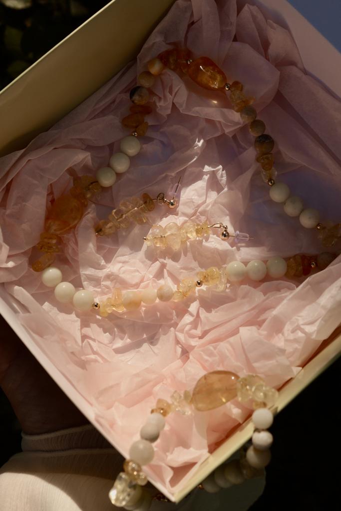 Ожерелье Citrine glow