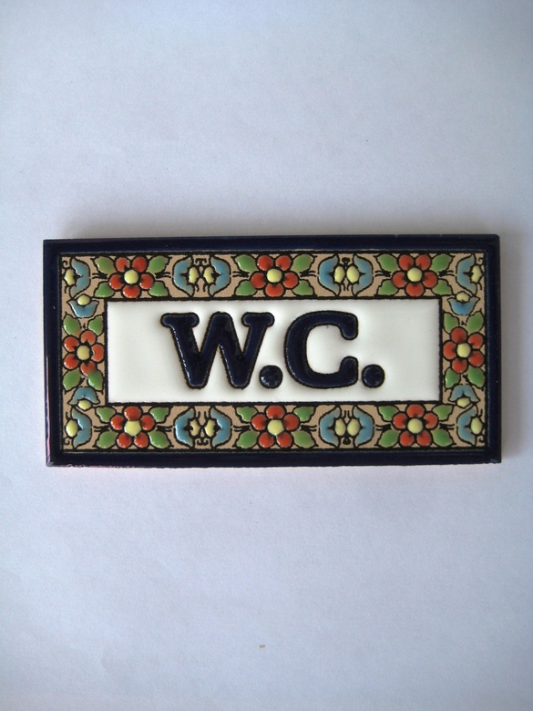 Табличка WC