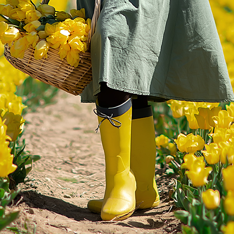 Резиновые сапоги женские ~