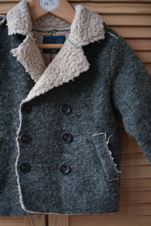 Пальто с овчиной р.86