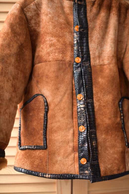 Дублёнка р.104