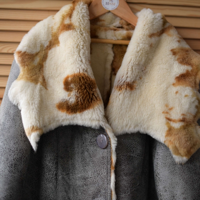 Дублёнка длинная женская  р.S-M