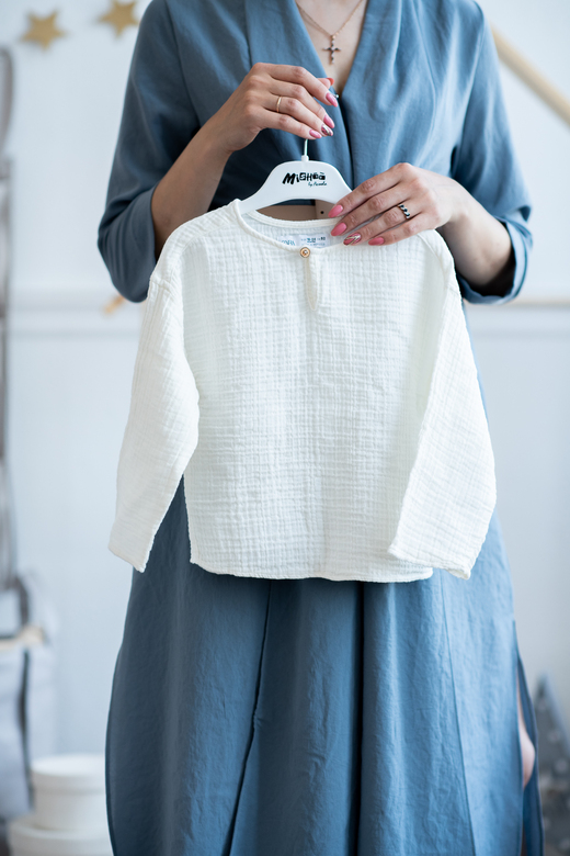 Рубашка муслиновая р.92