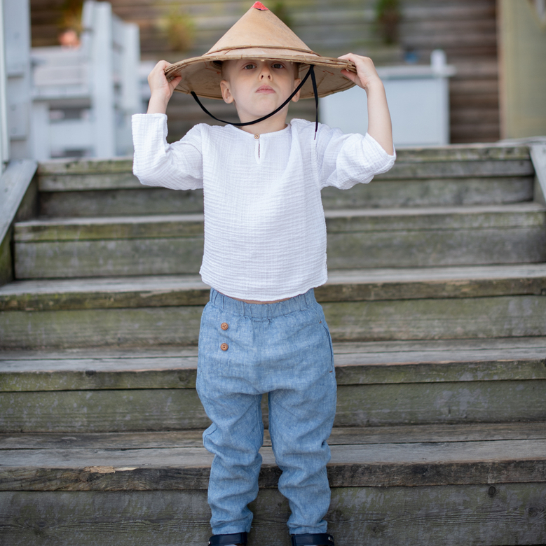 Брюки льняные р.104