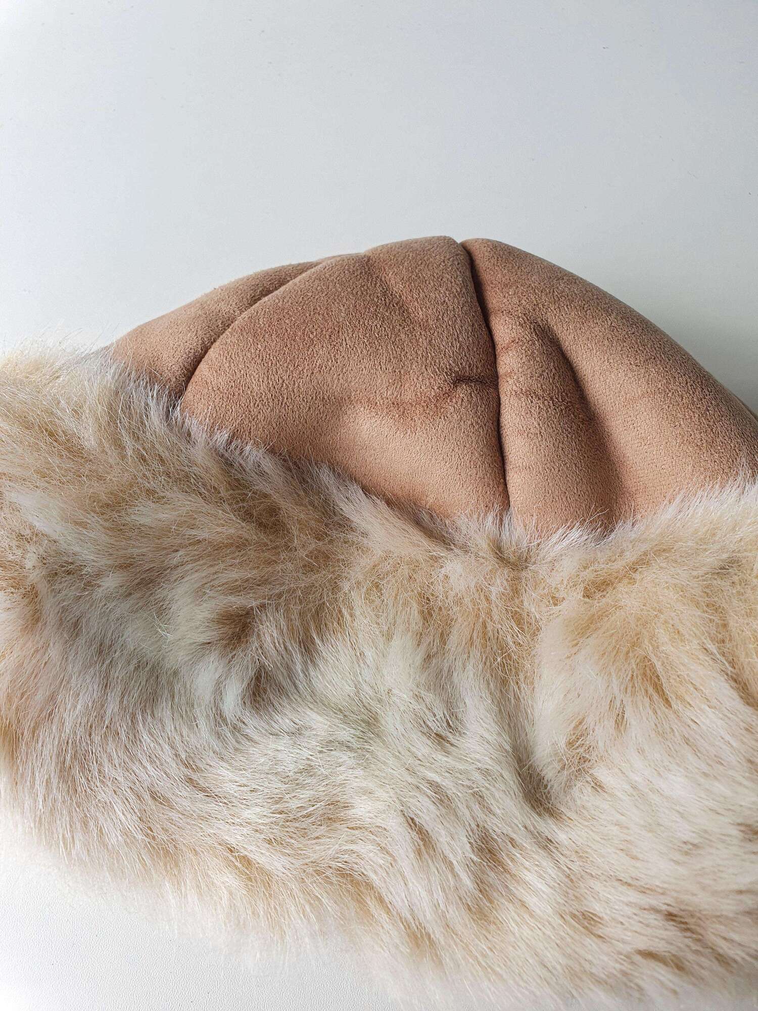 Шапка дубленка с мехом