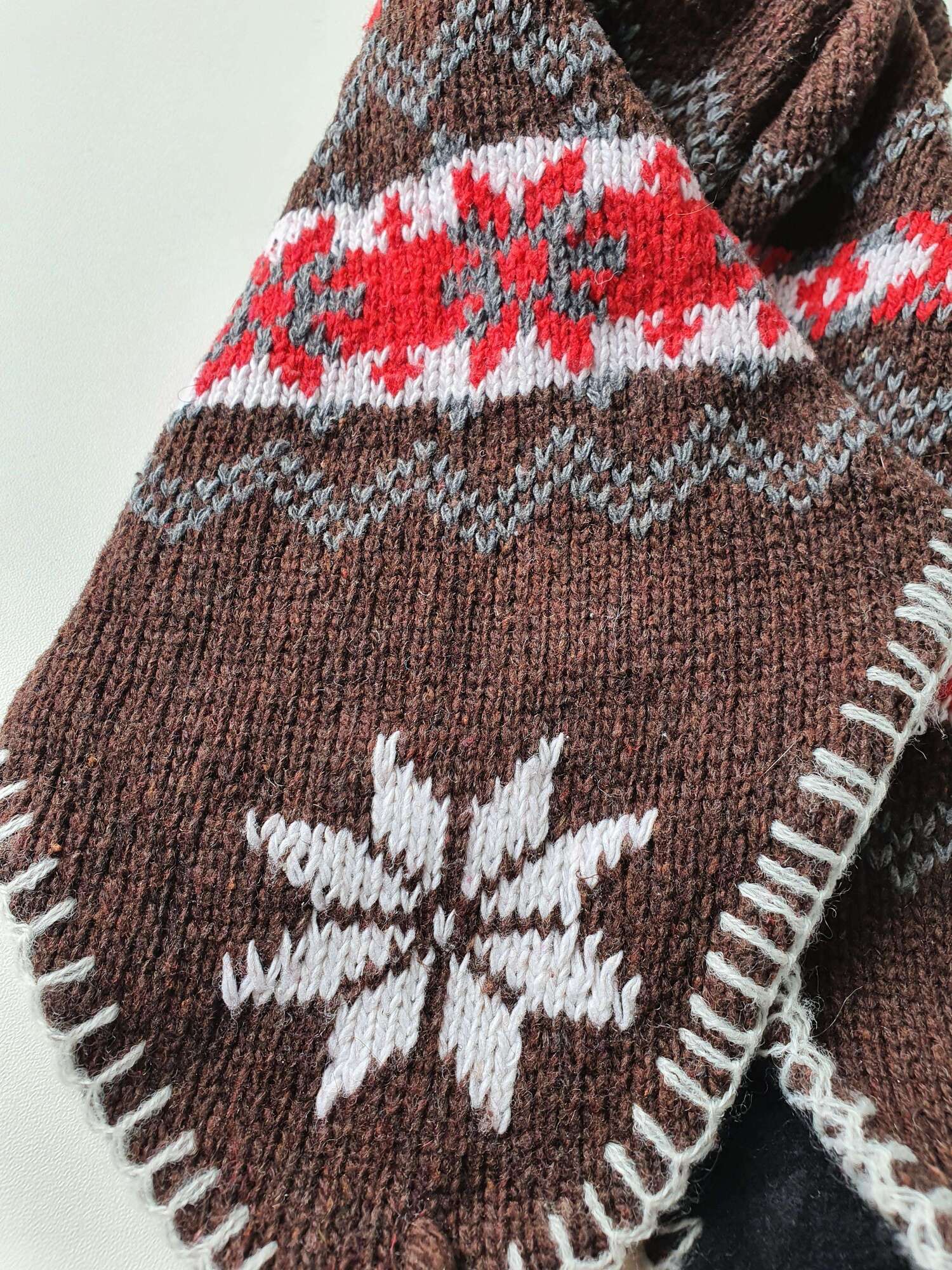 Шапка ушанка вязаная р.M