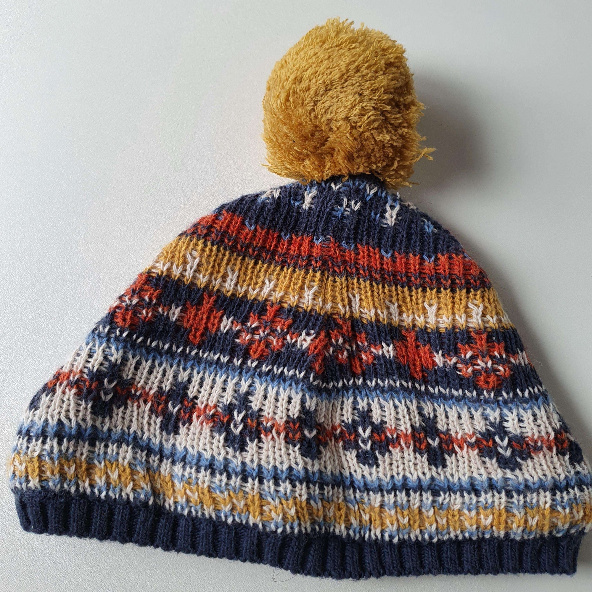 Шапка орнамент р.62