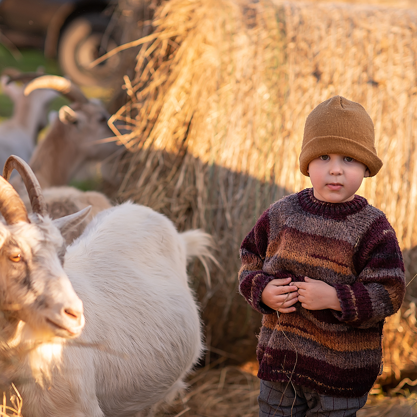 Свитер крупной вязки р.104