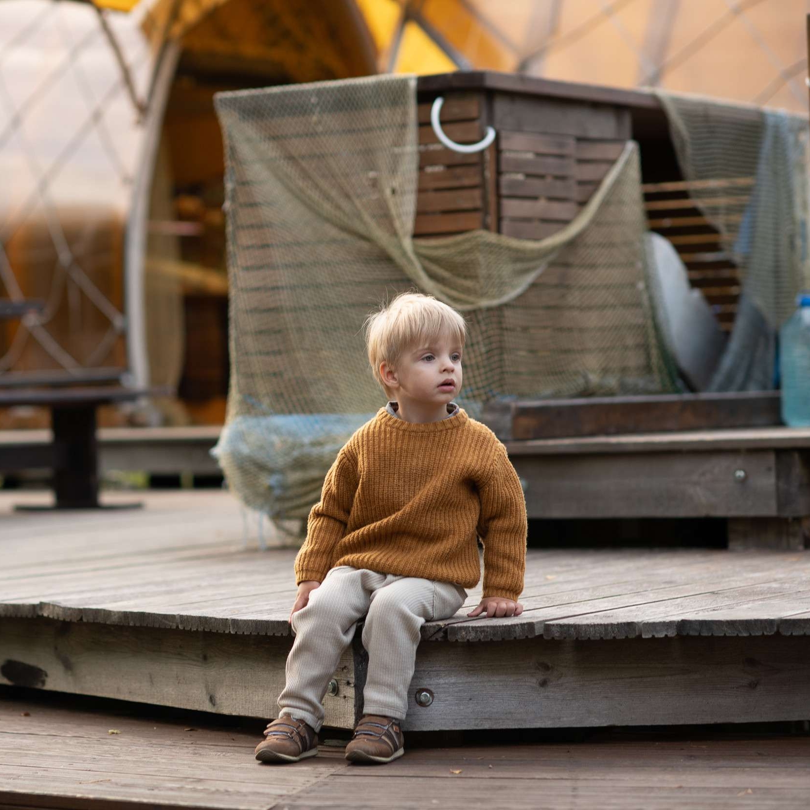 свитер крупной вязки р.98