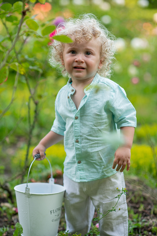 Рубашка льняная р.80,р110