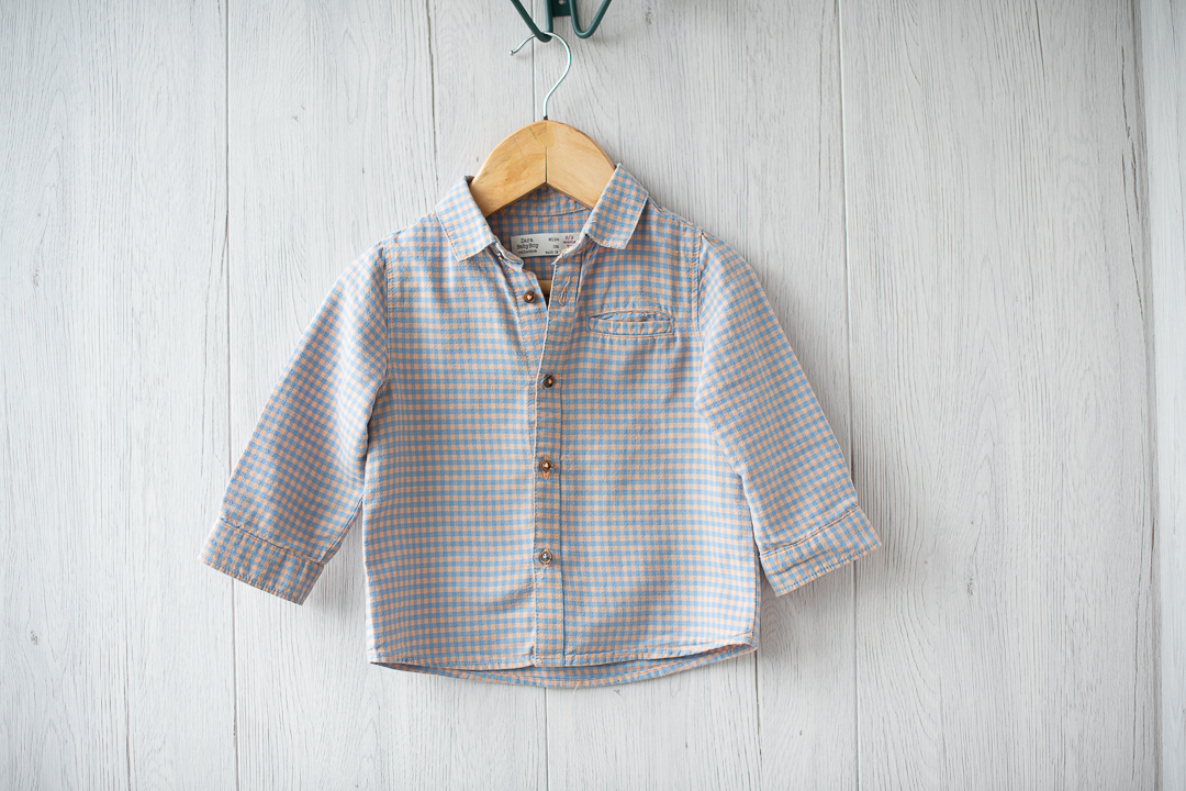 Рубашка в клетку р.74